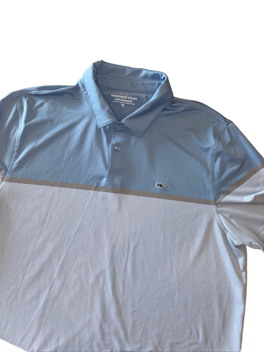 Vineyard Vines Mens XL Blue Performance Golf Polo Shirt